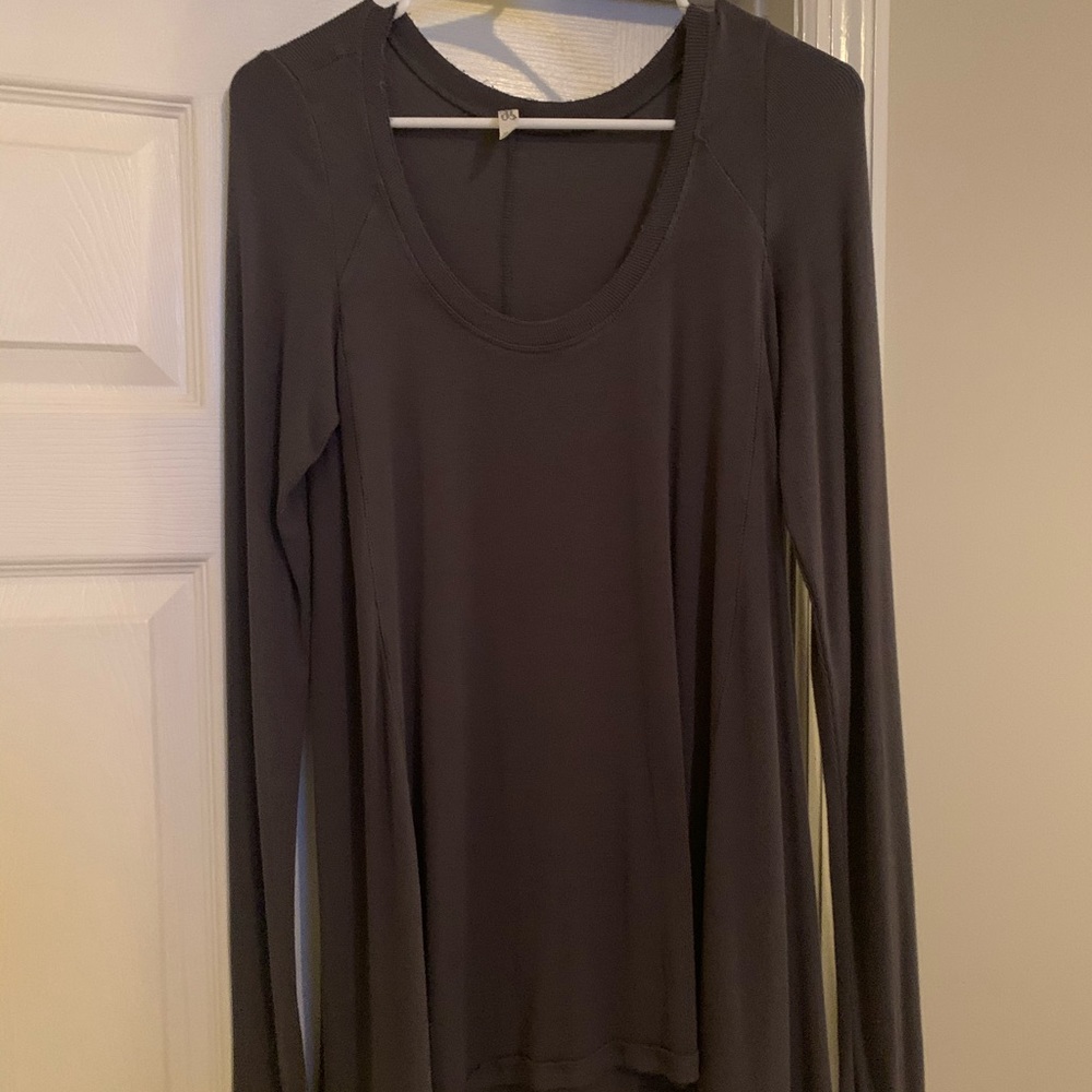 Free People January Tee Gray